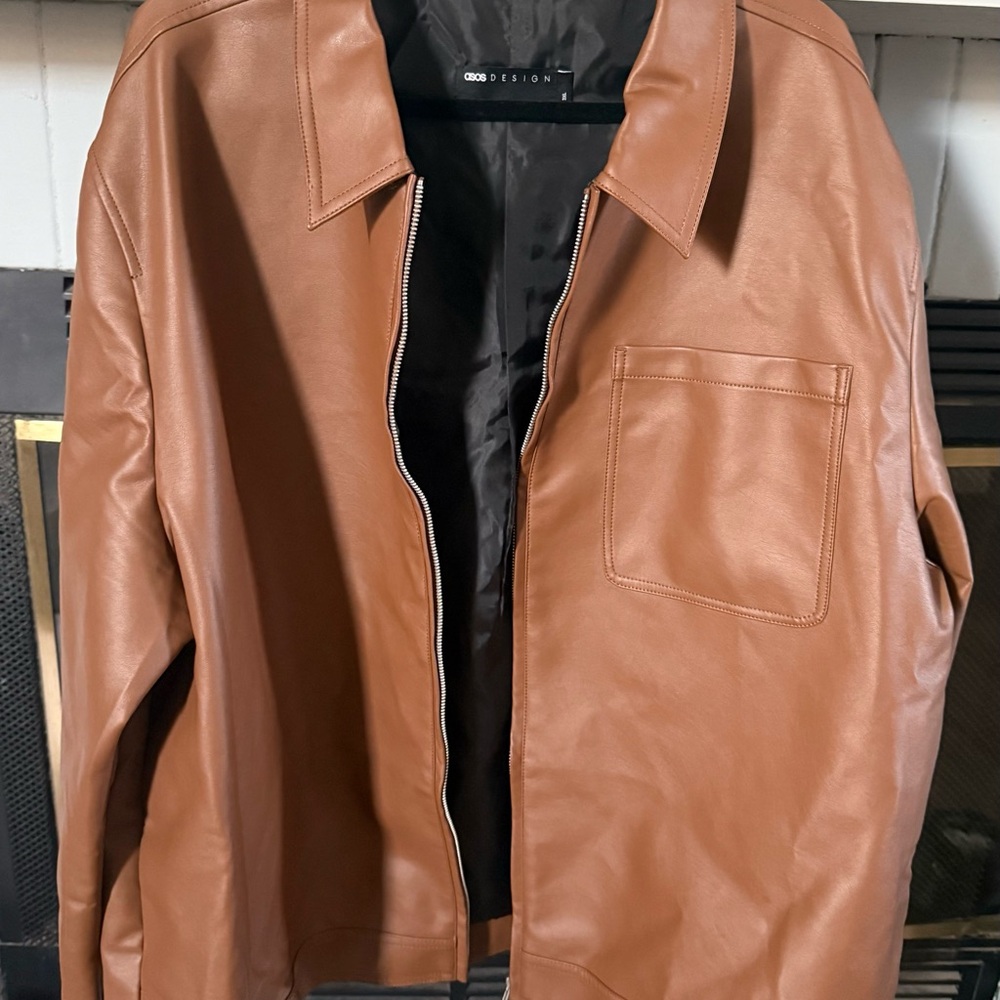 Brown Leather Jacket by